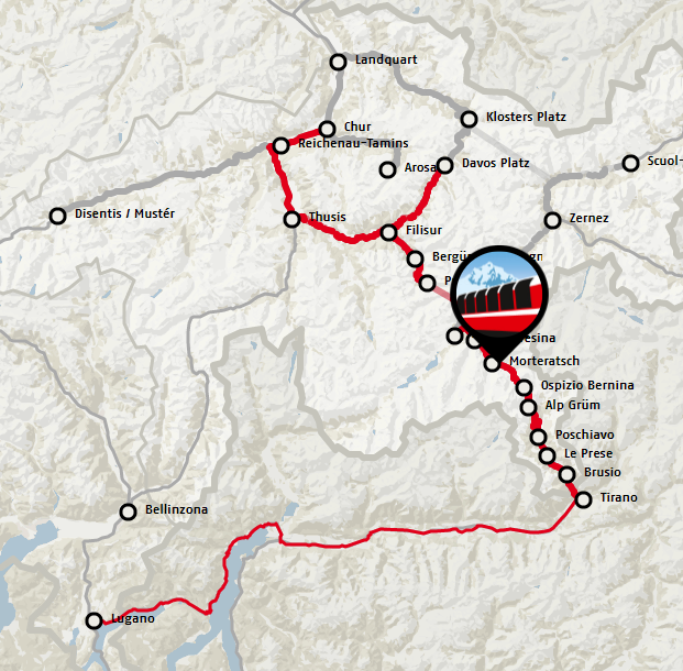 ¿Cuál es la mejor ruta del Bernina Express