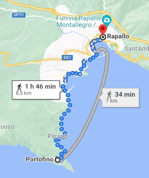 Portofino, Génova, región de Liguria en Italia